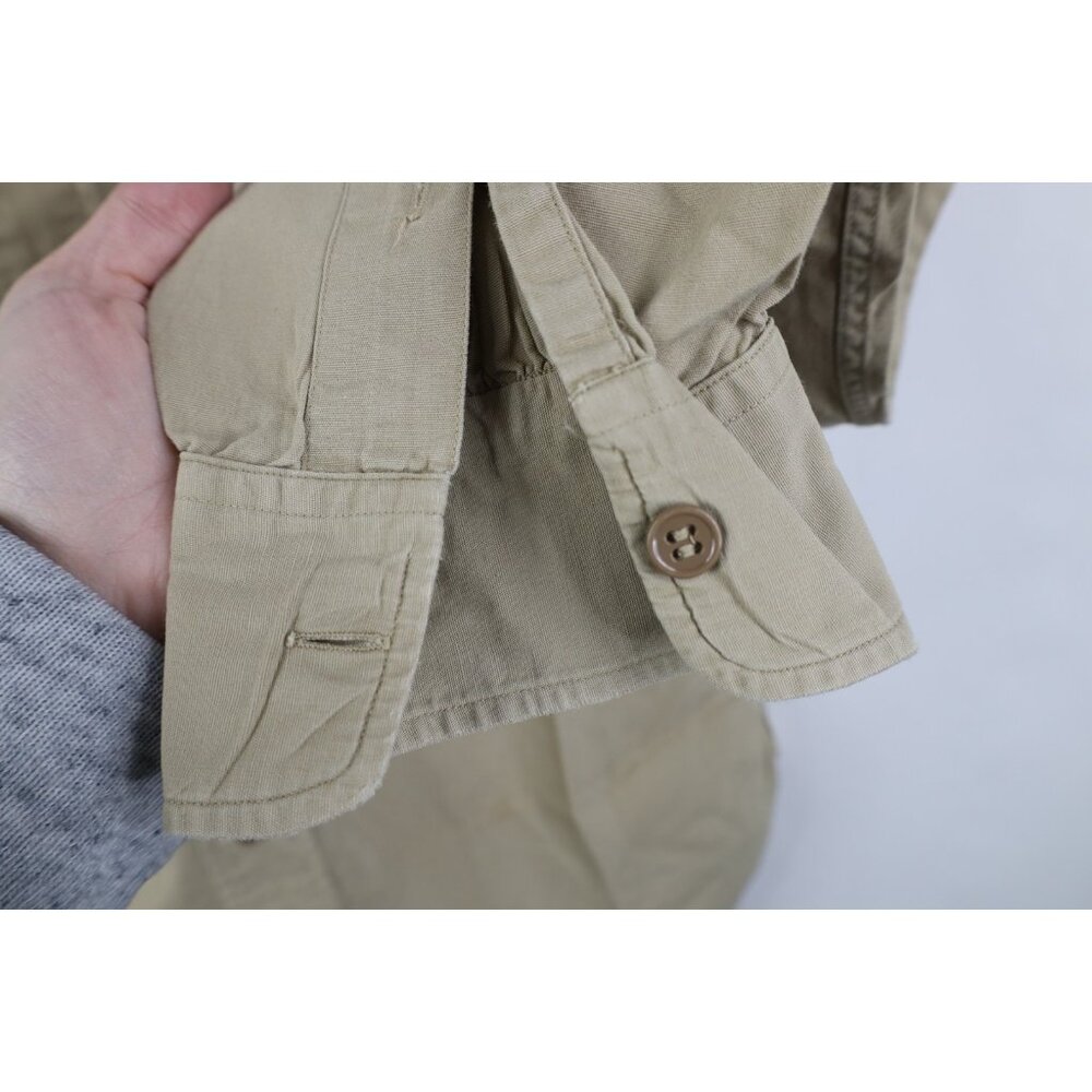 Vtg 40s 50s Elbeco Poplin Mens 15.5 Military Styl… - image 7